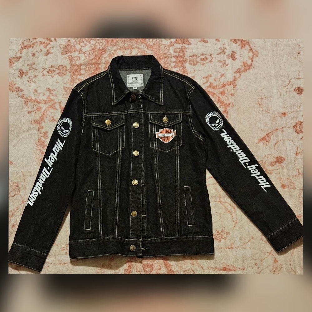 Women's Harley-Davidson Black Denim Jacket